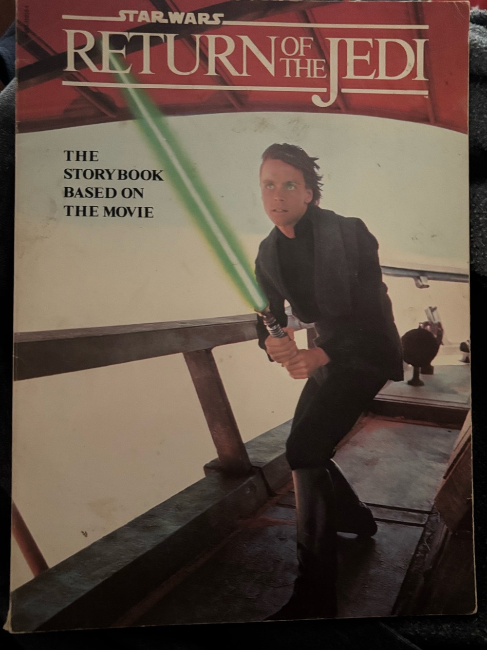 Scholastic vintage Star Wars Return of the Jedi Storybook - Red, White, Green